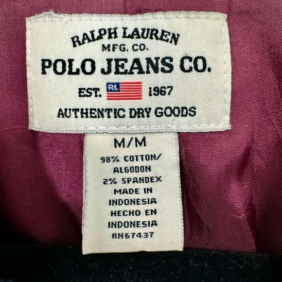 Vtg Ralph Lauren-Elegant Ruby Red Velvet one button blazer with 2 pockets.Size M